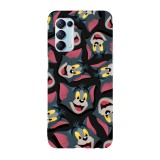 Husa compatibila cu Oppo A54 5G, Viceversa, model Tom Pattern, Silicon, TPU, Transparent, Carcasa