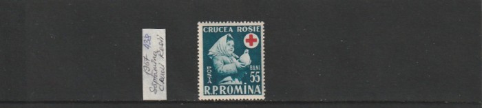 ROMANIA 1957 LP 438 SAPTAMANA CRUCII ROSII MNH NESTAMPILAT