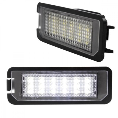 Set 2 lampi numar LED compatibile cu VW Golf 5 / 6 / 7, Passat B6 / B7, Passat CC, Eos, Polo foto