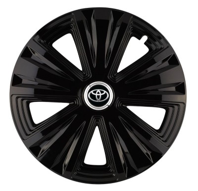 Set 4 capace roti Glory Negru R14 pentru gama auto Toyota foto