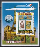 Coreea de Nord 1981 - Expoziția Internațională de Timbre &bdquo;Philexfrance '82&rdquo; - Paris, Colita, RARA, MNH