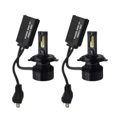 Set 2 becuri auto LED H4 V88S, canbus, 190W, 6000K, 18000lm foto