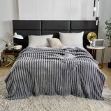 Cumpara ieftin Patura cocolino gofrata 200x230cm Jojo Home,gri deschis-F043