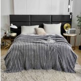 Patura cocolino gofrata 200x230cm Jojo Home,gri deschis-F043