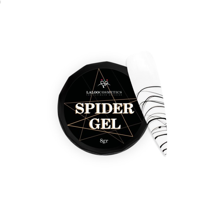 Gel fibros Spider Negru 8g