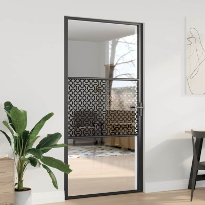 vidaXL Ușă de interior Negru 102.5 x 201.5 cm 42012452 foto