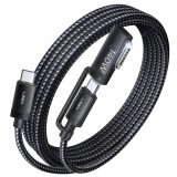 Cablu Incarcare USB-C - USB-C / MagSafe 3 Lisen, 140W, 2m, Gri YL0124070021