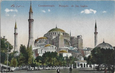 CP754N Constantinople, Mosqu&amp;eacute;e de Ste Sophie postcard, carte poștală foto