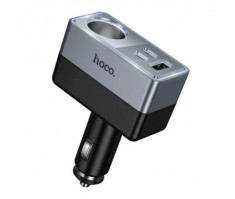 Incarcator Auto 2xUSB Tip C + 1xUSB A + 1xBricheta Auto 165w Hoco z65a