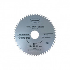 Disc taiat lemn 115 x 22.23 mm - 56 t, DSH 271601