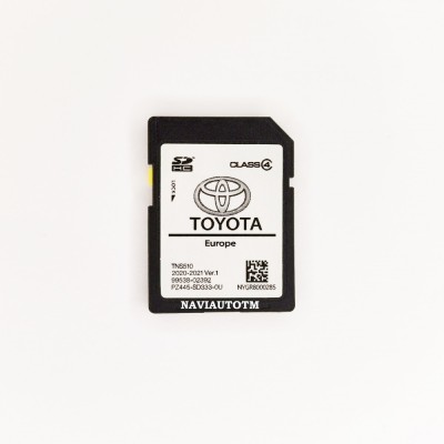 SD Card Original Toyota Yaris TNS 510 Harti Navigatie Europa Romania 2022 foto