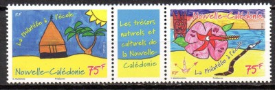 NOUA CALEDONIE 2015, Filatelia in scoli II, serie neuzată, MNH foto
