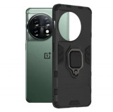 Cumpara ieftin Husa OnePlus 11 Antisoc cu Inel Negru Techsuit SS