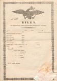 ROMANIA Muntenia anii 1840 document rar Exportatia Productelor cu antet valaha, nefolosit, cu sigiliu aplicat