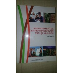 Managementul intreprinderilor mici si mijlocii- Petru Radu