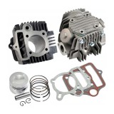 Set Motor Complet/Kit Cilindru Cross/ATV 4T - compatibil Atv 125 125cc + Chiuloasa Atv 125 125cc