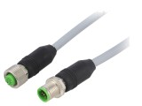 Cablu M12 5 pini, 1m, drept