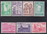 BELGIA 1962 - MONUMENTE, SERIE COMPLETA , NESTAMPILATA