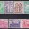 BELGIA 1962 - MONUMENTE, SERIE COMPLETA , NESTAMPILATA