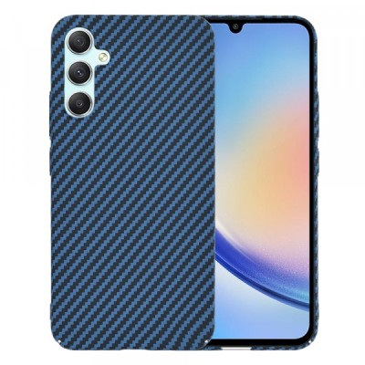 Husa pentru Samsung Galaxy A34 A346, Techsuit, Carbonite FiberShell, Turcoaz foto