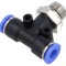Racord push-in T cu ramifica&Aring;&pound;ie, 0,95-15bar, filet G 1/4