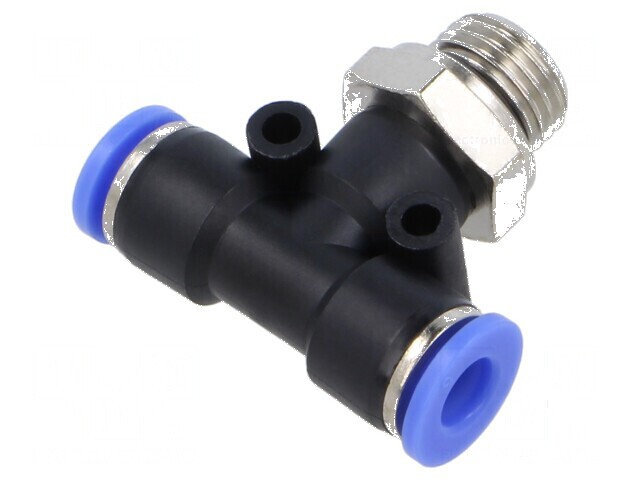 Racord push-in T cu ramifica&Aring;&pound;ie, 0,95-15bar, filet G 1/4