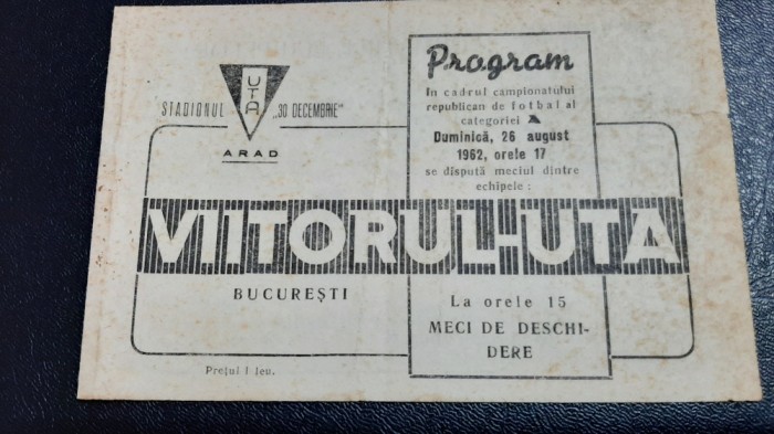 program UTA - Viitorul Buc.