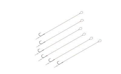 Plic 6 Carlige legate Montura Accesorii pescuit &amp;gt; Nada si momeli , Lungime rig 8cm cu fir textil foto