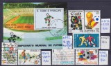 Lot filatelic Sport / Fotbal - Coliță S. Tom&eacute; e Pr&iacute;ncipe (Italia '90), Spania '82, Bulgaria -A991