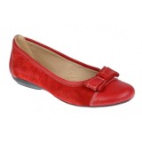 Oferta marimea 37, 38- Balerini dama rosii din piele naturala lflorr