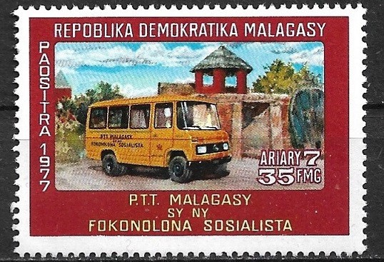 B2834 - Madagascar 1977 - Posta neuzat,perfecta stare