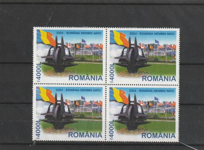 Intrarea in NATO bloc de 4,nr lista 1633 , Romania .