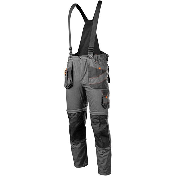 Pantaloni cu bretele 6 in 1, 100% bumbac nr.XS/46 NEO TOOLS 81-321-XS HardWork ToolsRange