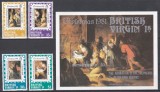 Insulele Virgine Britanice 1981 - Crăciun - Pictură de Rubens, Serie + Colita, MNH
