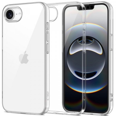 Husa pentru Apple iPhone 16e, Tech-Protect, Flexair, Transparenta foto