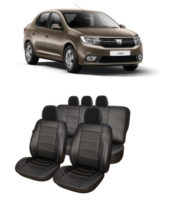 Set huse scaune piele perforata Dacia Logan (2012-2022) foto