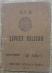 Livret militar RPR al unui roman din Bolgrad foto
