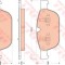 Set placute frana,frana disc VOLVO XC90 I (2002 - 2016) TRW GDB1821