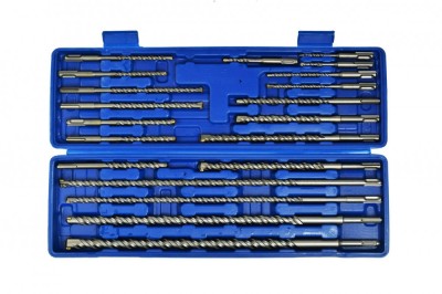 Set burghie SDS PLUS 5-20mm, GEKO G40037 foto