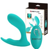 Cumpara ieftin Vibrator Dublu Idabelle, Verde, 10 cm, Pretty Love