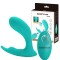 Vibrator Dublu Idabelle, Verde, 10 cm