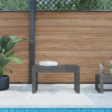 Gossi banca de gradina, gri, 80x38x45 cm, lemn masiv de pin