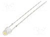 Dioda LED, 3mm, alb cald, 1120mcd, 20mA, 2,9V, OPTOSUPPLY - OSM5DK3VA1A