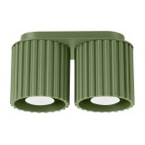 Plafonieră Aura 2 Verde Măslin Gu10