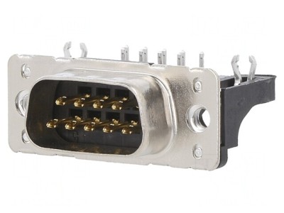 Soclu D-Sub 9-PIN 90&amp;deg; THT UNC 4-40 foto