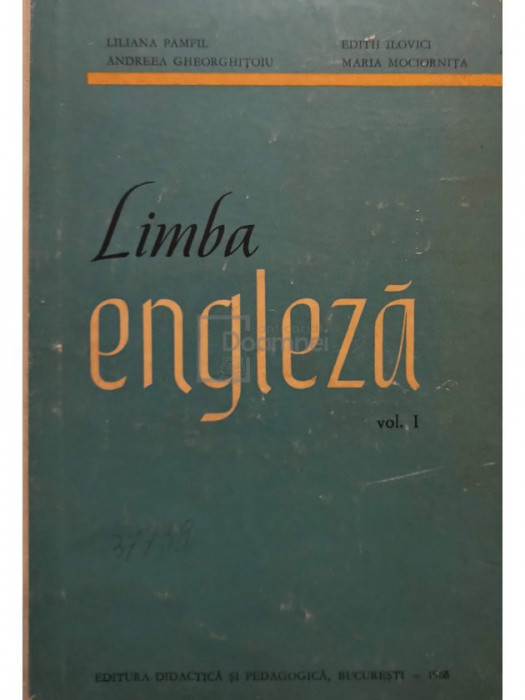 Liliana Pamfil - Limba engleza, vol. 1 (editia 1966)
