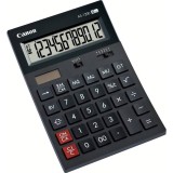 Calculator de birou CANON, AS-1200, ecran 12 digiti, alimentare solara si baterie, negru, &quot;BE4599B001AA&quot; (timbru verde 0.18 lei)