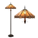 Cumpara ieftin Lampadar Tiffany polirasina sticla 50x161 cm
