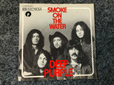 Deep Purple - Smoke On The Water 1973, disc vinil single 7&amp;#039;&amp;#039; foto