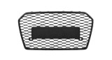 Grila radiator masca fata Audi A6 (4g/C7), 01.2011-06.2014, Model RS6, cu gauri senzor parcare; vopsit negru lucios; fara emblema; Tuning, B-Series